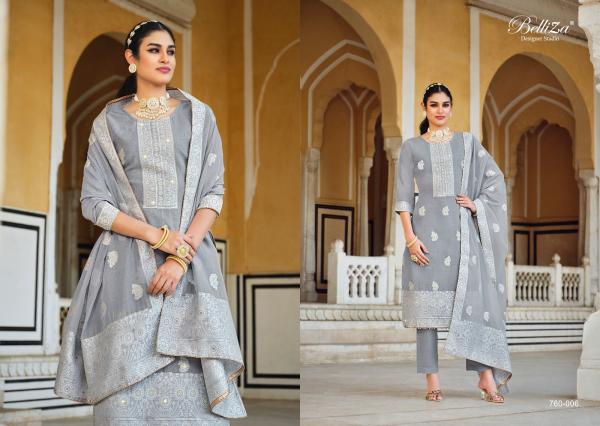 Belliza Ivory Exclusive Cotton Designer Dress Material Collection